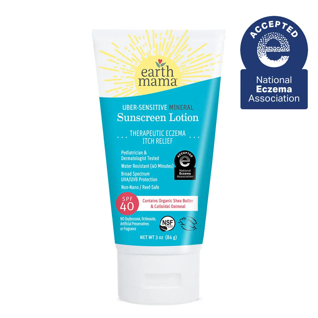 Kids Uber Sensitive Mineral Sunscreen Lotion - SPF 40