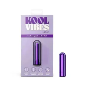 Kool Vibes - Rechargeable Mini Bullet - Grape -  6.4 cm USB Rechargeable Bullet