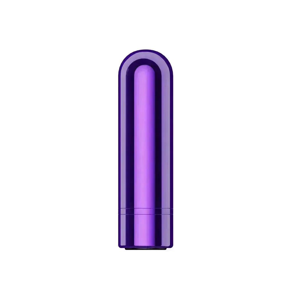 Kool Vibes - Rechargeable Mini Bullet - Grape -  6.4 cm USB Rechargeable Bullet