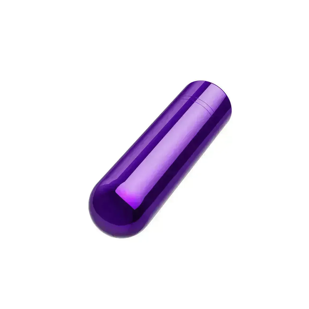 Kool Vibes - Rechargeable Mini Bullet - Grape -  6.4 cm USB Rechargeable Bullet