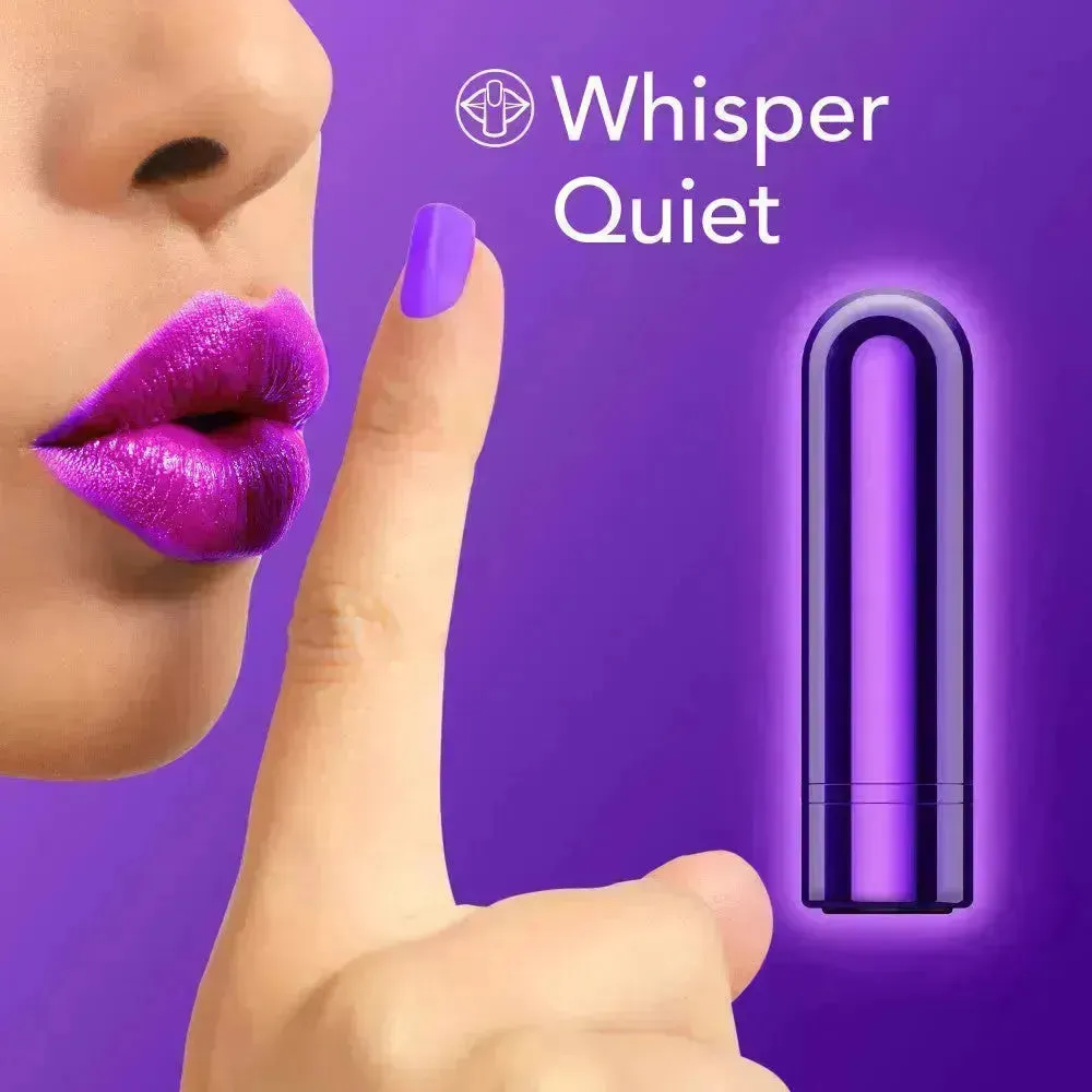 Kool Vibes - Rechargeable Mini Bullet - Grape -  6.4 cm USB Rechargeable Bullet