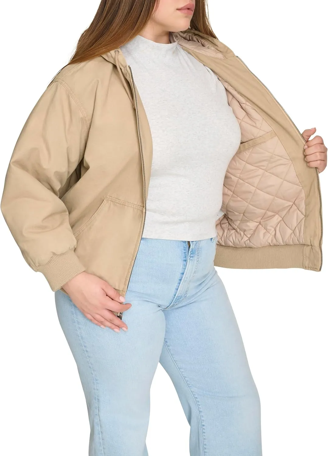 Levi's Women's Workwear Hoody Bomber
