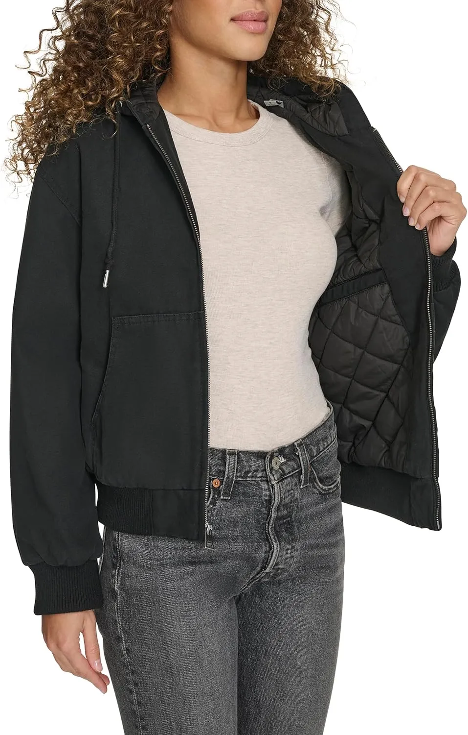 Levi's Women's Workwear Hoody Bomber