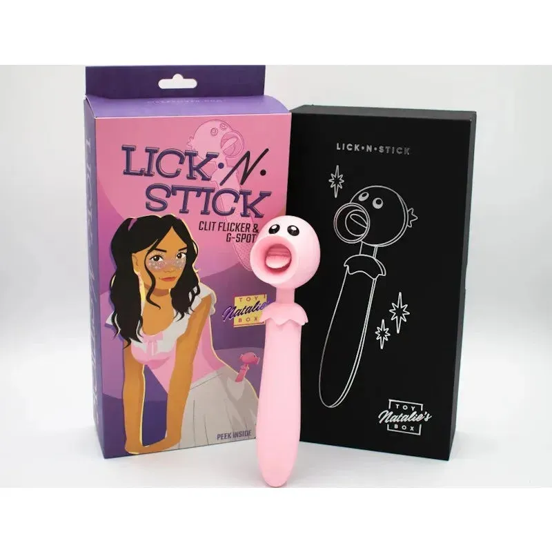 Lick N' Stick Clit Flicker G-Spot Vibrator