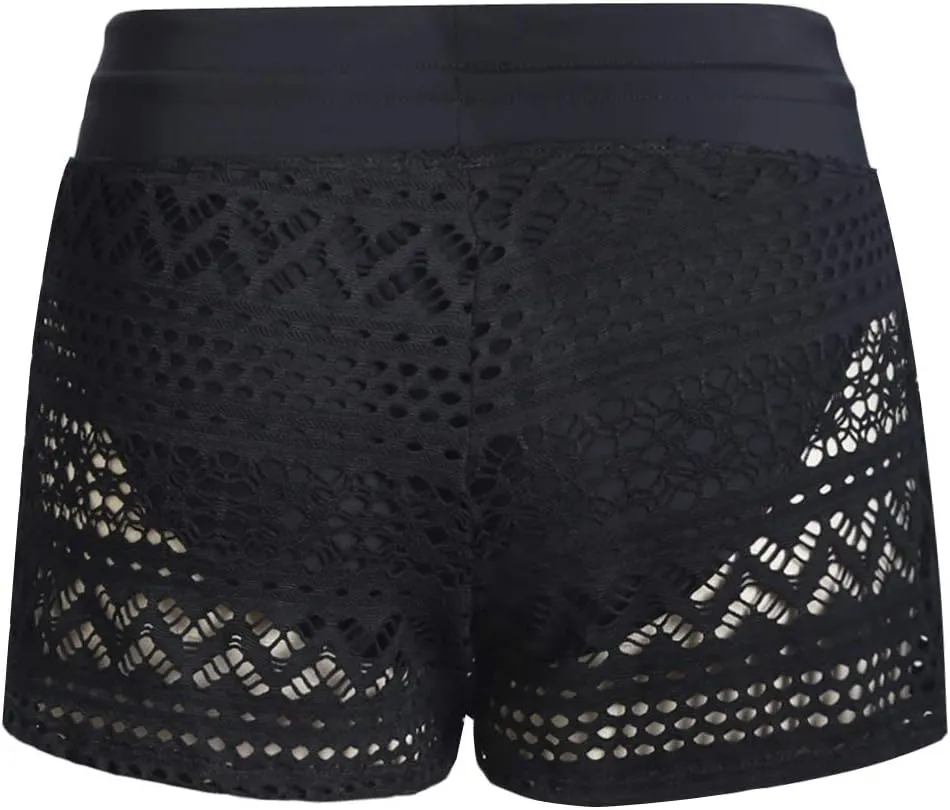 Lopie Women Board Shorts Bikini Bottom Swimsuit Skort Swimdress