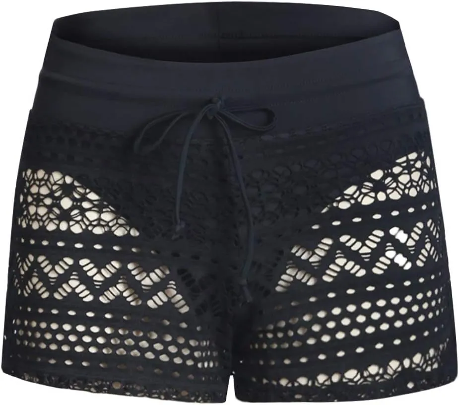 Lopie Women Board Shorts Bikini Bottom Swimsuit Skort Swimdress