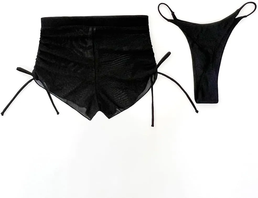 Lopie Women Board Shorts Bikini Bottom Swimsuit Skort Swimdress