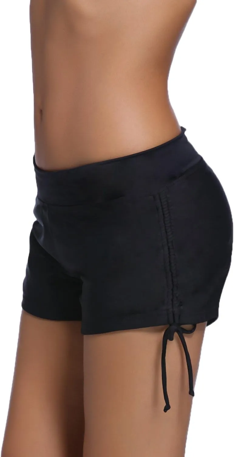 Lopie Women Board Shorts Bikini Bottom Swimsuit Skort Swimdress