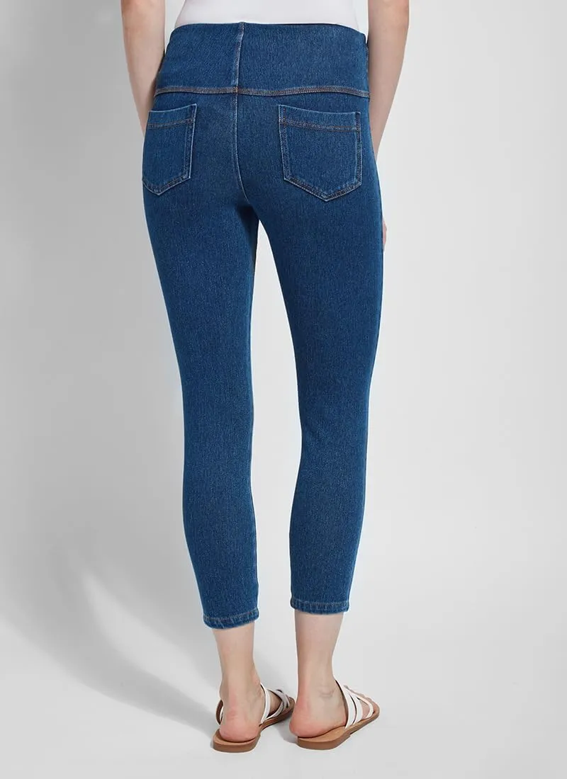 Lyss Women's Denim Toothpick Crop Legging