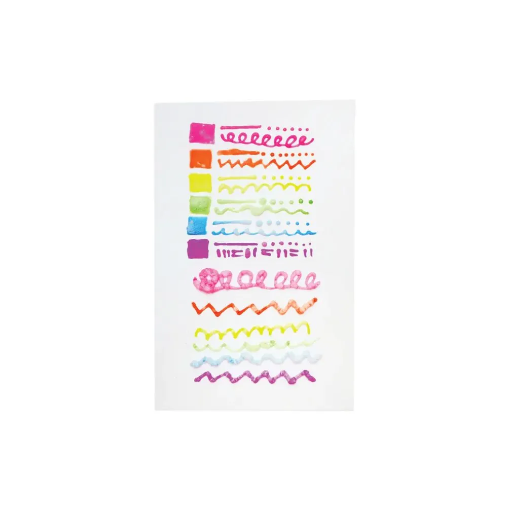 Magic Puffy Neon Pens - Set of 6 - NEW