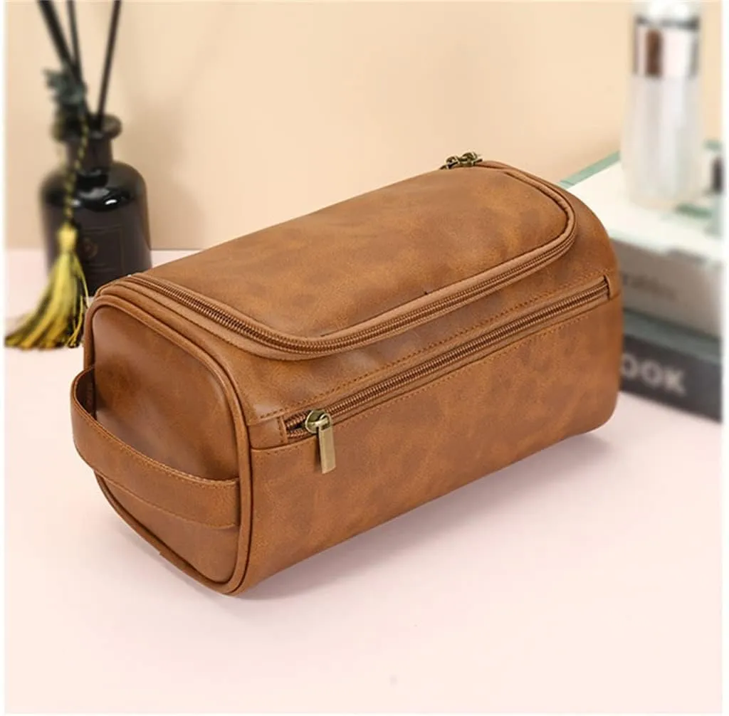Makeup Bag Large Capacity Storage Travel Pu Leather Toiletry Bag Multifunctional Makeup Box Toiletry Bag
