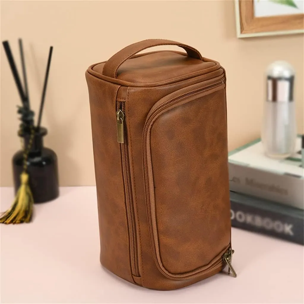 Makeup Bag Large Capacity Storage Travel Pu Leather Toiletry Bag Multifunctional Makeup Box Toiletry Bag