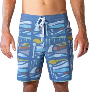 Maui Rippers Men's 18"-19" 4-Way Stretch Boardshorts Swim Trunks