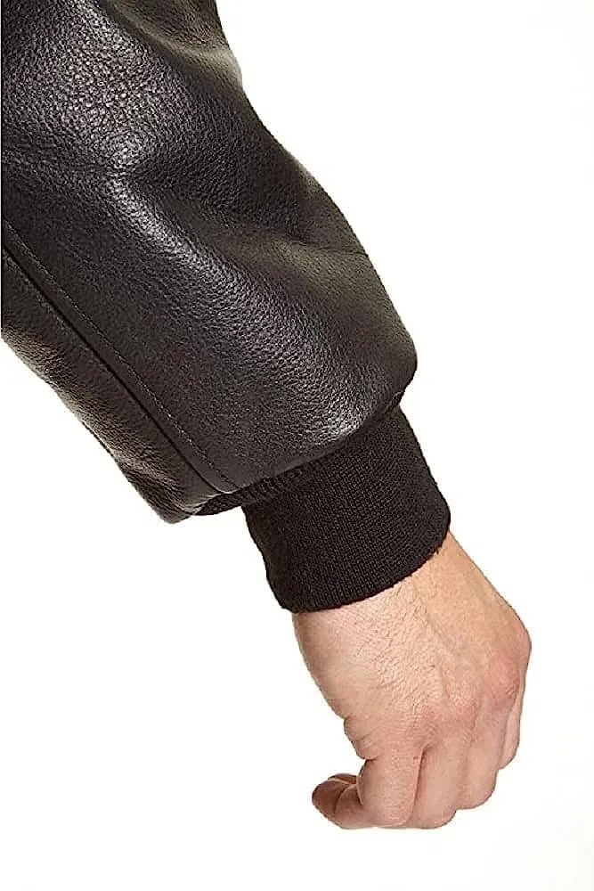 Men Air Force A2 Leather Flight Bomber Jacket Genuine Leather jacket for Men's Aviator Leather Bomber Jacket