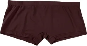 Men's Thong Underwear G-Strings Silk Bikini Underwear Pouch Athletic Panties Briefs Underwear Men's Lingerie Coffee