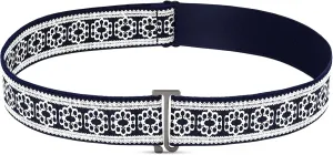 No Show Invisible Elastic Belt for Women Men, Elastic Web Strap Waist Stretch Belt with Flat Buckle