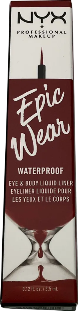 NYX Epic Wear Waterproof Liquid Liner Red 3.5