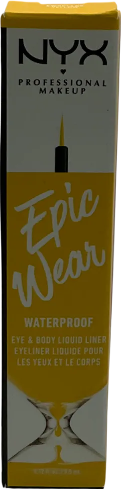 NYX Epic Wear Waterproof Liquid Liner Yellow 3.5ml