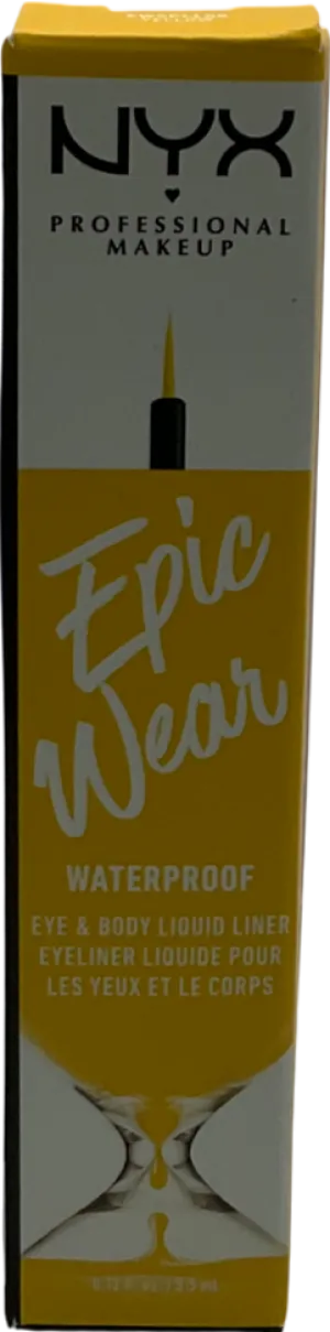 NYX Epic Wear Waterproof Liquid Liner Yellow 3.5ml