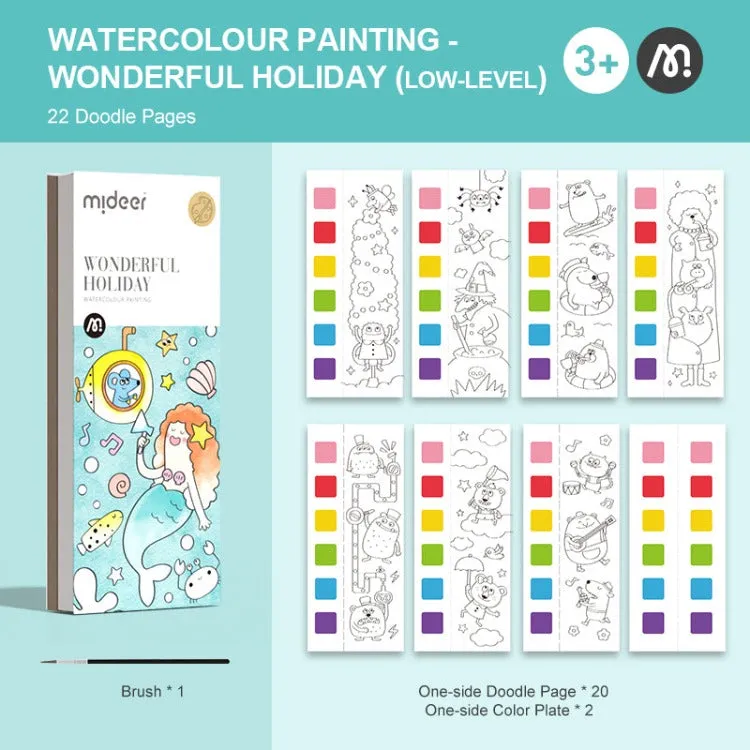 Paint With Water Booklet | Wonderful Holiday