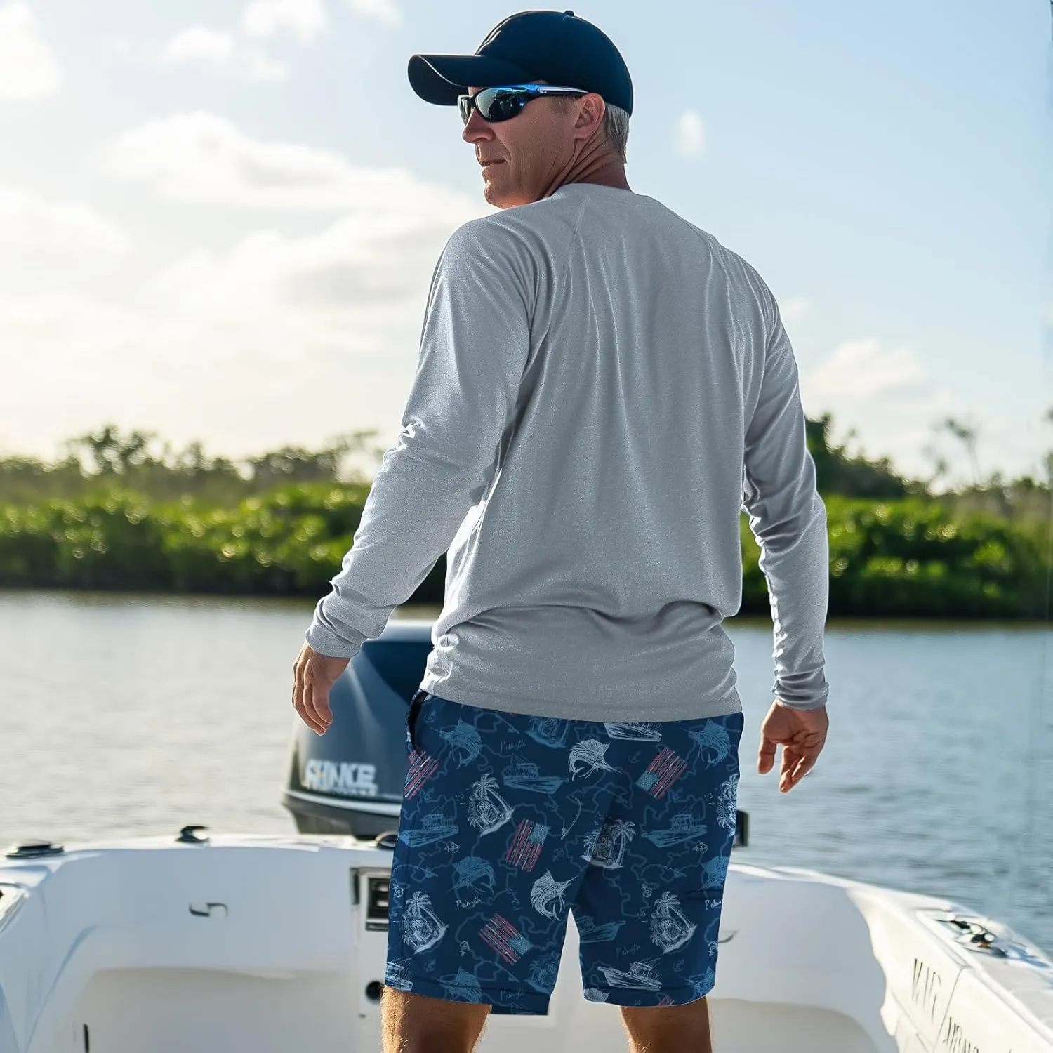 Palmyth 2 in 1 Mens Swim Trunks with Compression Liner 5 Inch Quick Dry Men's Swim Suit with Pockets