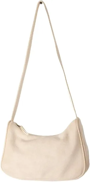 Retro Suede Shoulder Bag for Women Mini Top Handle Purse Causal Suede Hobo Sling Handbag Trendy Slouchy Bag Tote Purse 2024