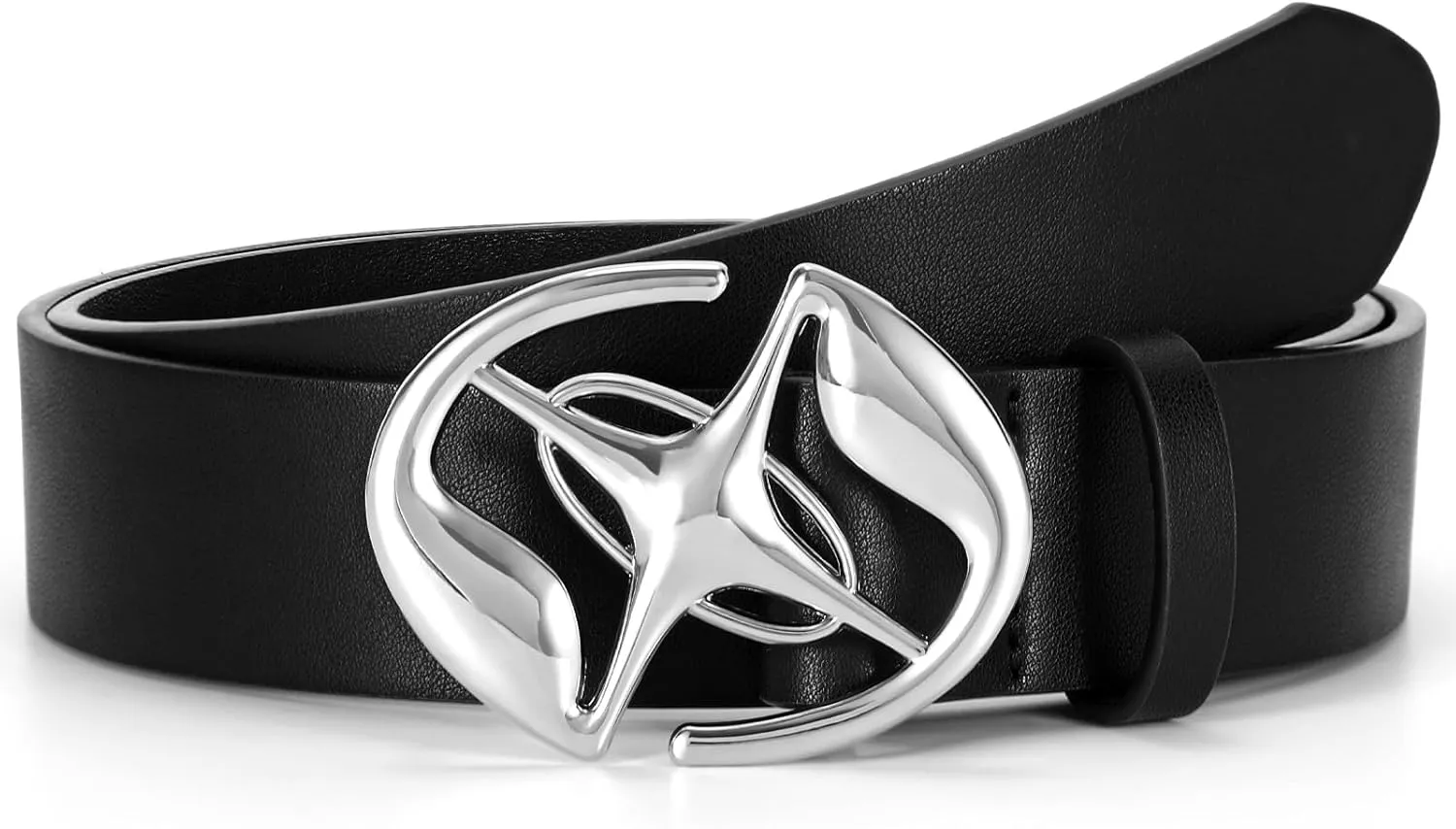 Rhinestone Belt for Men Women, Western Cowboy Cowgirl Belts Bling Leather Belt With Cross and Diamond for Jeans