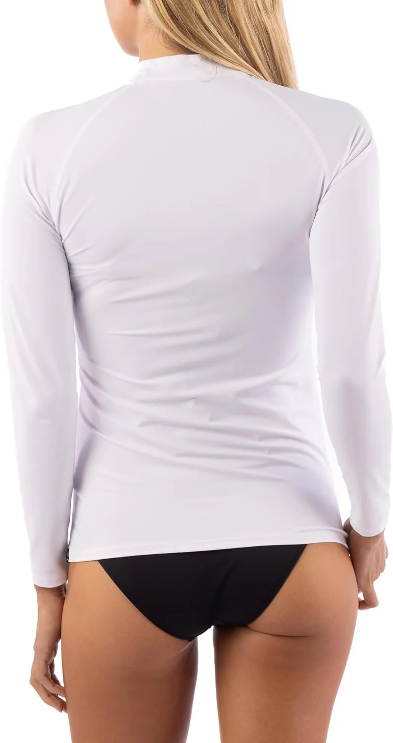 Rip Curl Women's UPF 50  Sun Protection, Long Sleeve Rashguard-Quick Dry, Moisture Wicking Swim Shirt