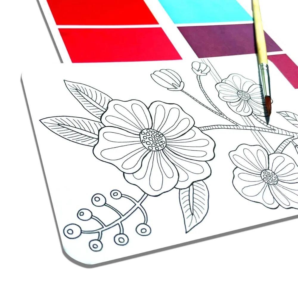 Scenic Hues D.I.Y. Watercolor Art Kit - Flowers &