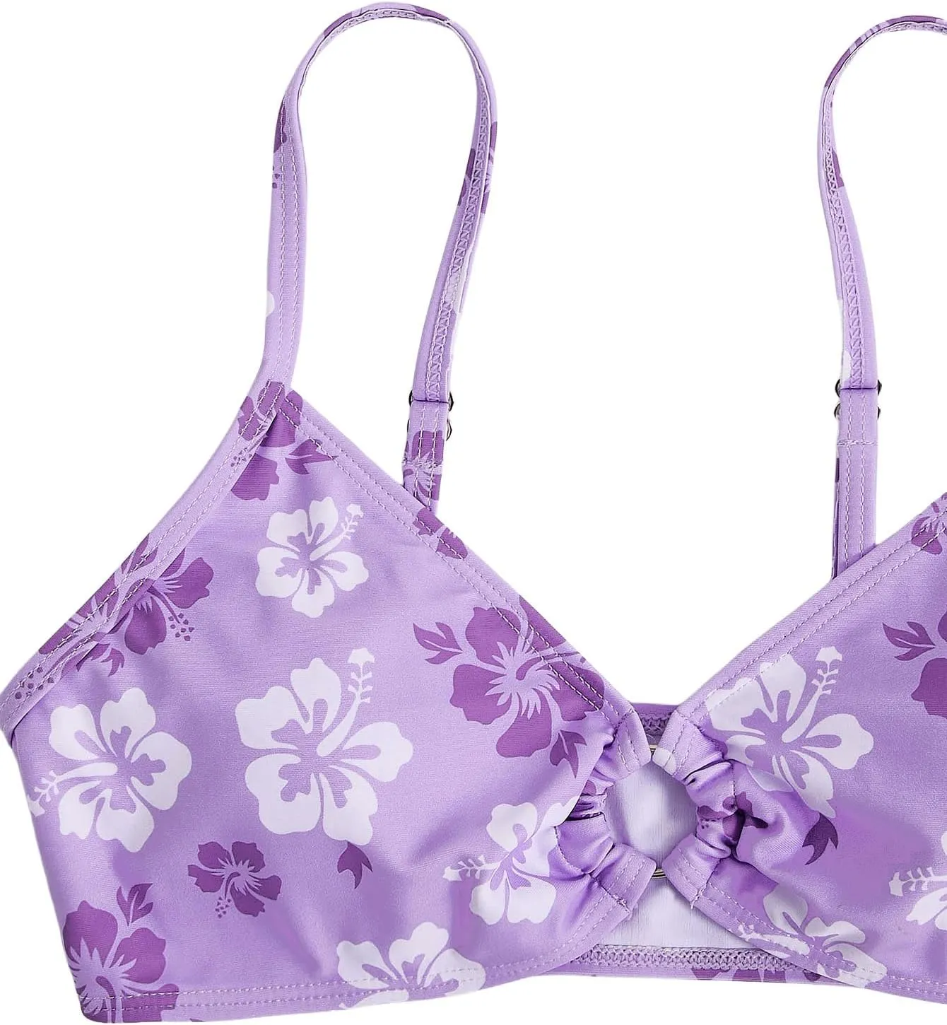 SHENHE Girl's 2 Piece Floral Print High Waisted Bikini Swimsuit Bathing Suit Bikini Sets