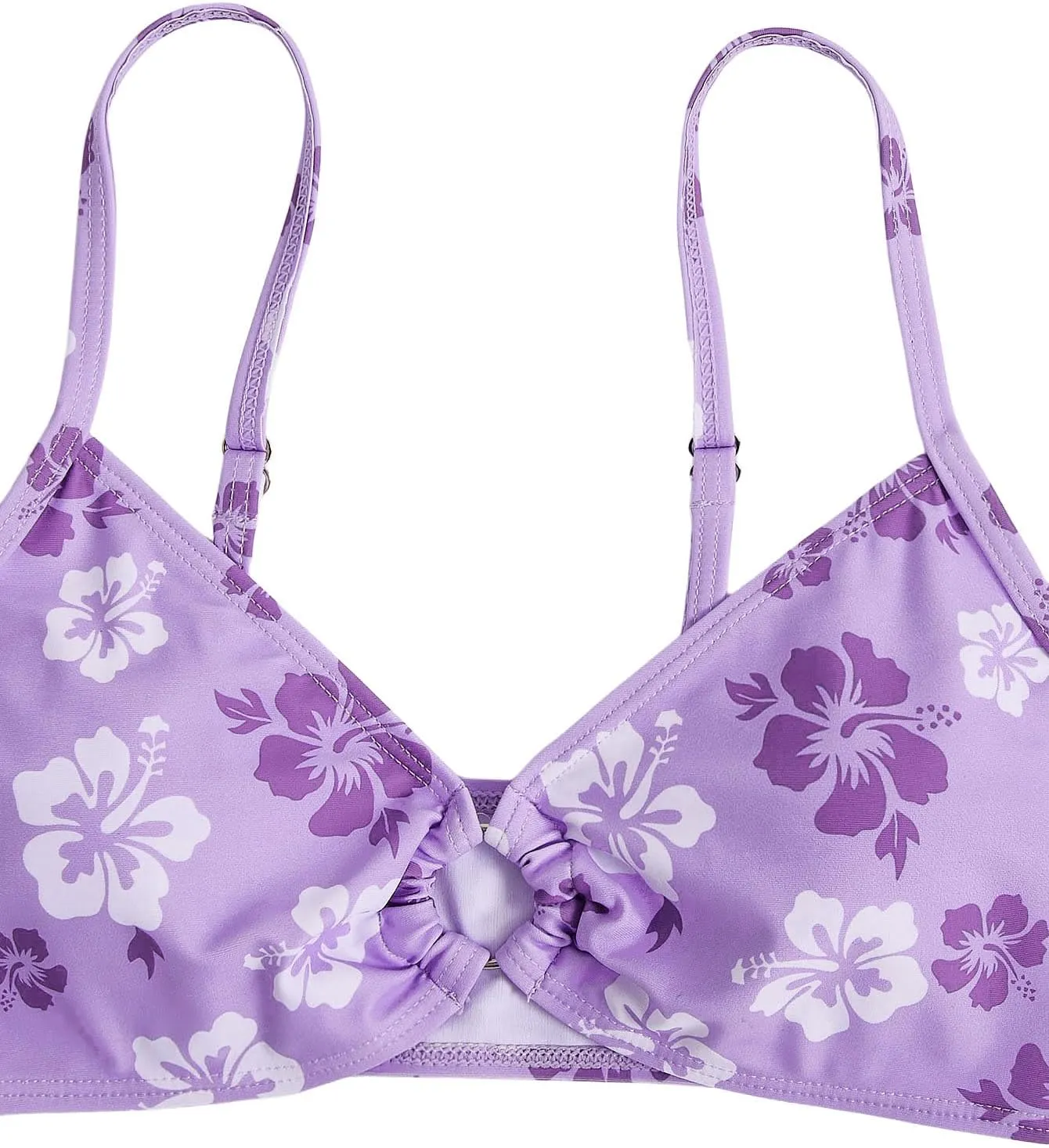 SHENHE Girl's 2 Piece Floral Print High Waisted Bikini Swimsuit Bathing Suit Bikini Sets