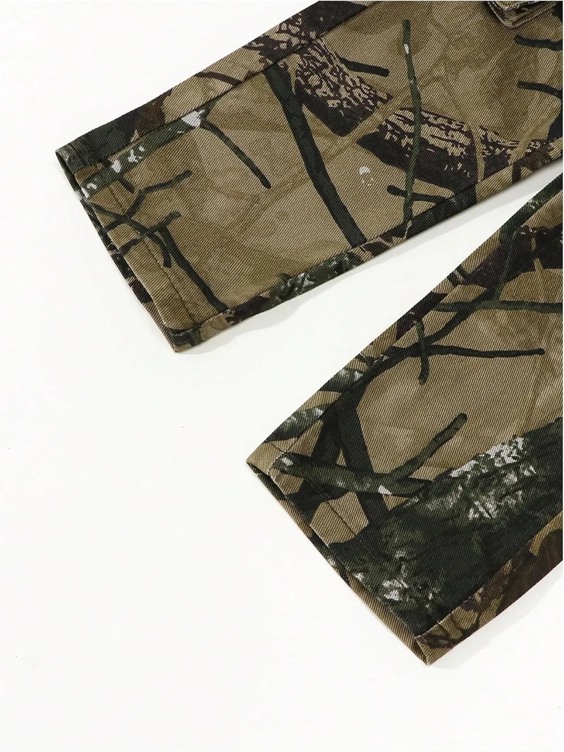 SOLY HUX Toddler Girl's Y2K Wide Leg Camo Pants Streetwear Cargo Jeans Casual Denim Pants