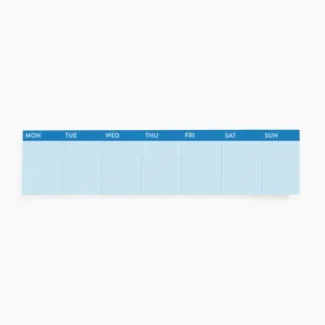 Stick To It Weekly Pad (Blue)