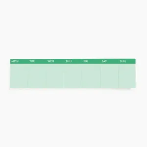 Stick To It Weekly Pad (Green)