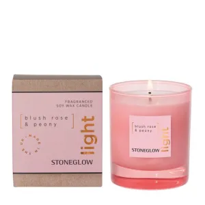 Stoneglow Light - Rose & Peony Candle