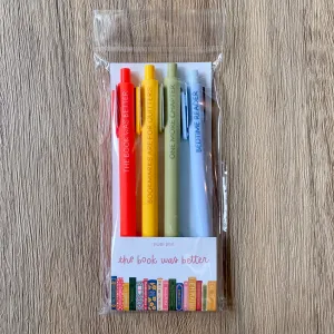 The Book Was Better Pen Set
