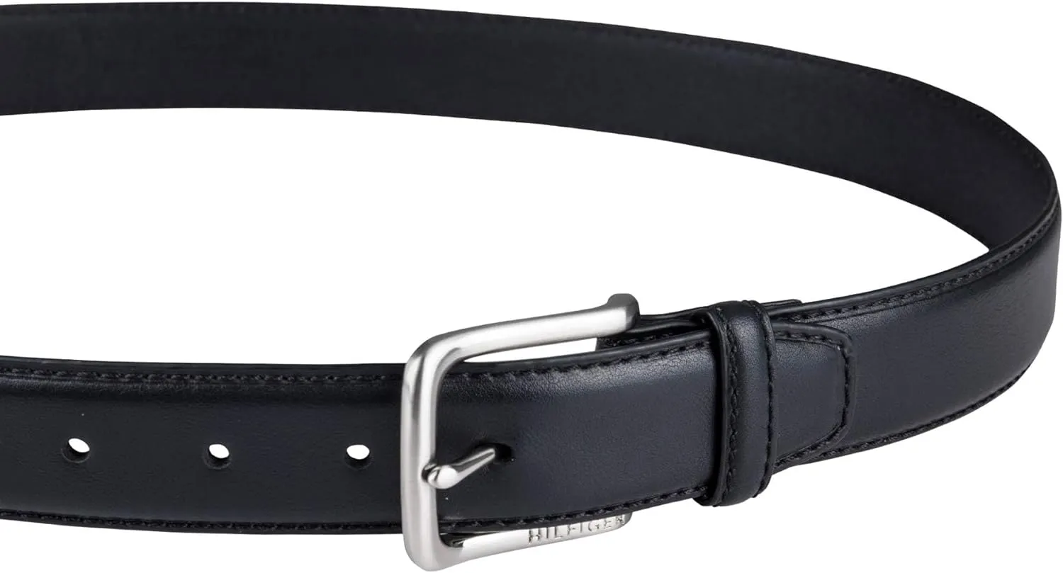 Tommy Hilfiger Men's Everyday Casual Jean Belt with Classic Harness Buckle