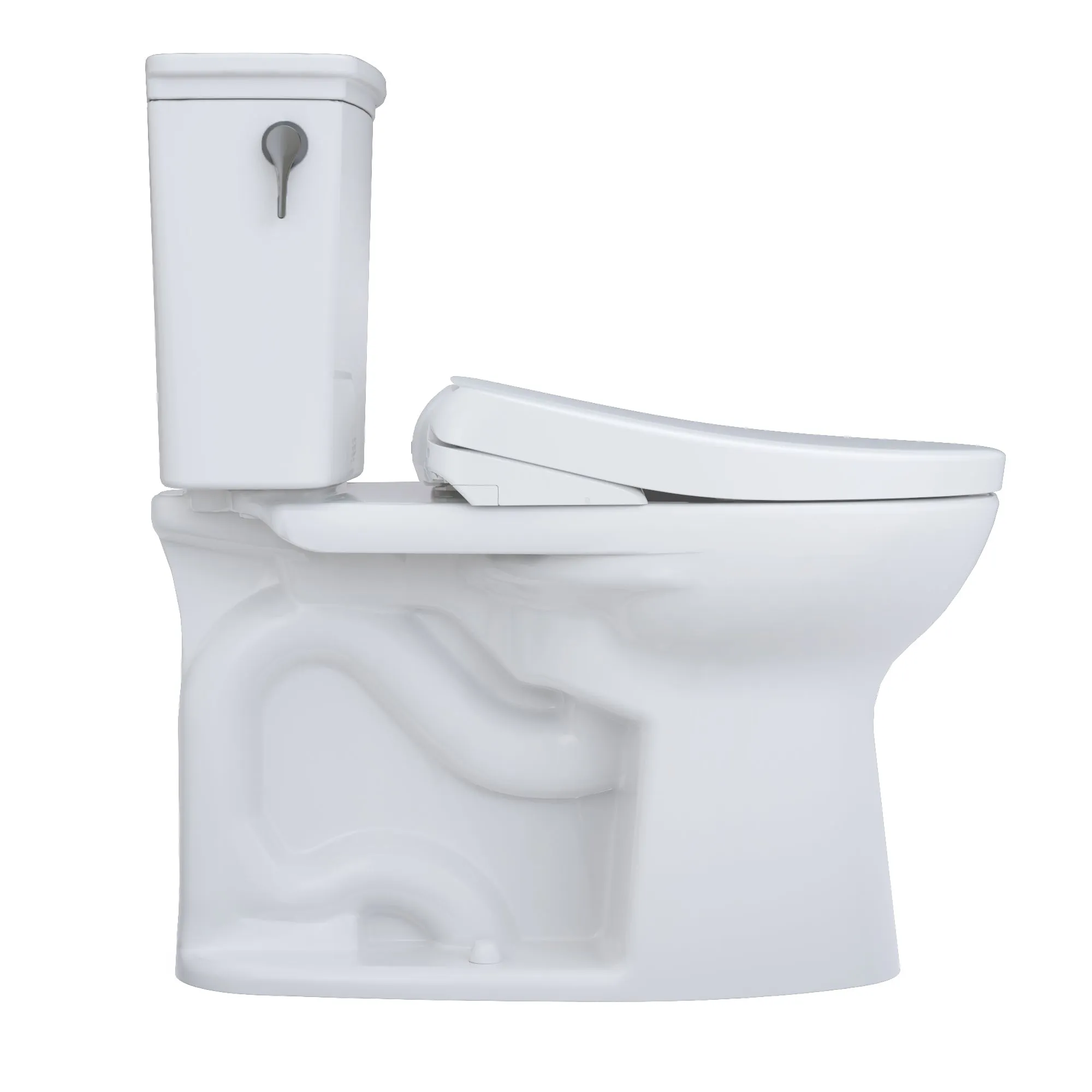 TOTO MW7864736CEGA#01 Drake Transitional WASHLET  Two-Piece Toilet and S7A Bidet Seat with Auto Flush