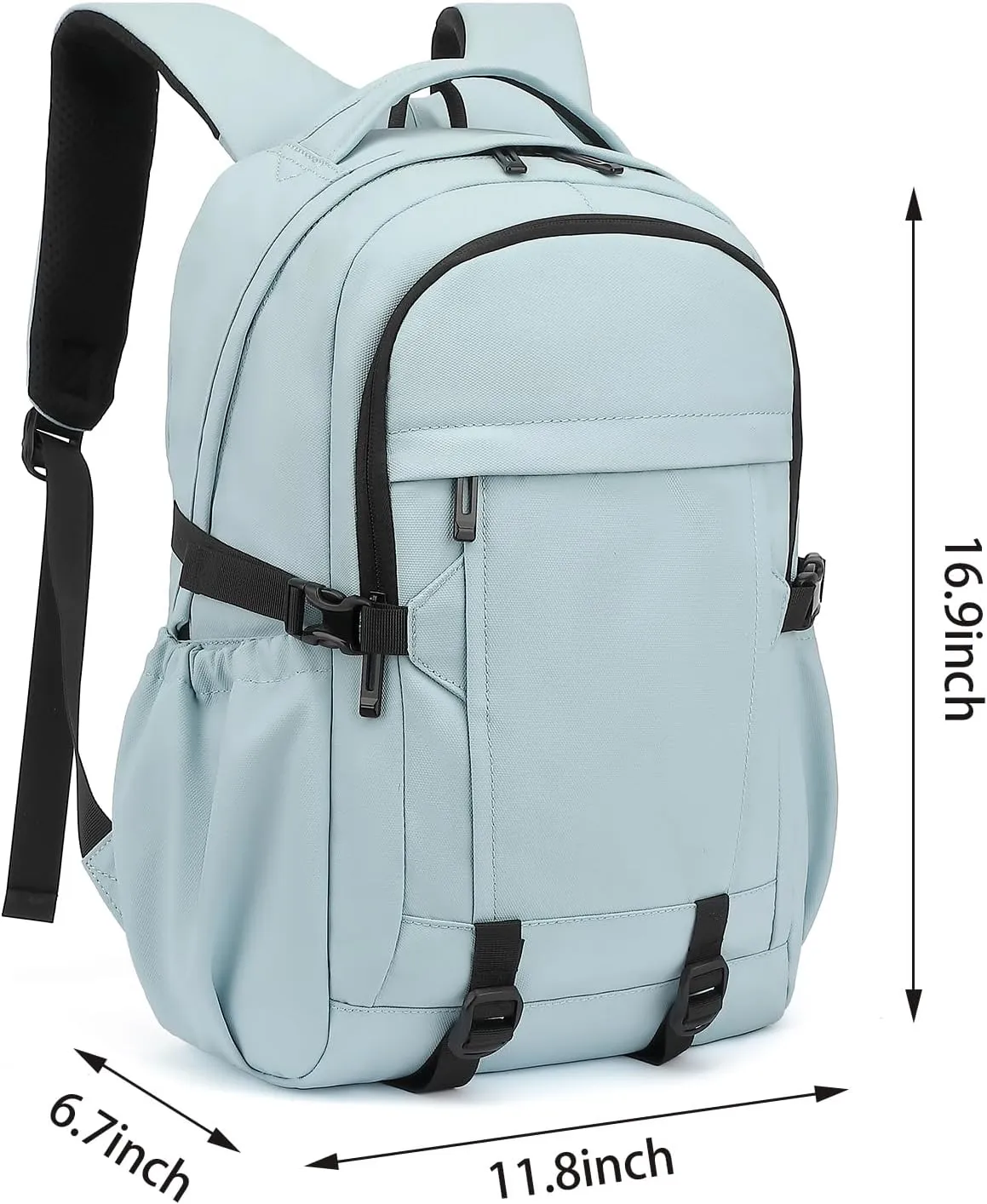 Travel Laptop Backpack for Women Men, 15.6 Inch Work Business College Backpacks School Bookbag Casual Daypack (Blue)