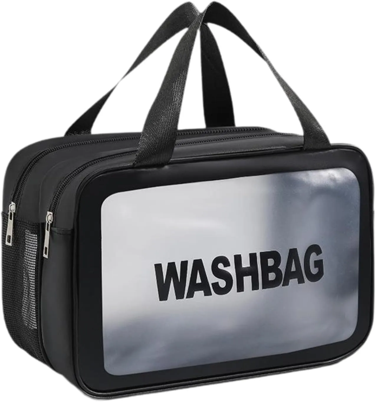 Travel Toiletry Bag, Makeup Storage Bag, Make Up Bag, Cosmetic Bag for Camping, Business Trip, Black M, Optional