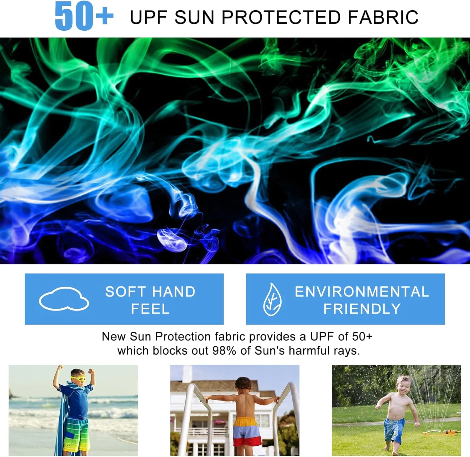 uideazone Boys Teens Swim Trunks Quick Dry Waterproof Surfing Board Shorts Drawstring Elastic Waist with Mesh Lining 5-14T