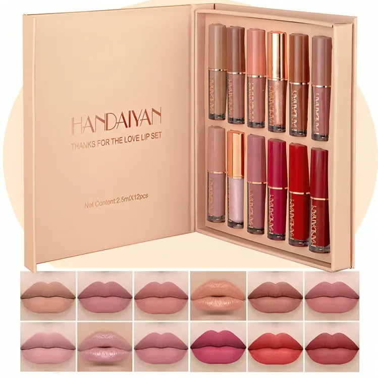Velvet Matte Lipstick- 12Pcs Set