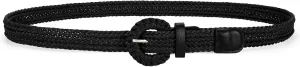 VONMELLI Braided Belt for Women, Woven Rattan Waist for Sunmmer Fashion Dress Jeans Thin Ladies Belts