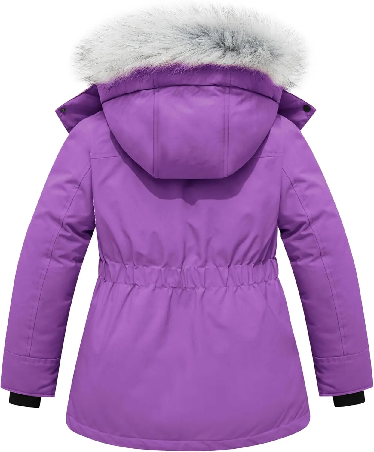 wantdo Girl's Winter Coat Waterproof Puffer Jacket Warm Hooded Parka