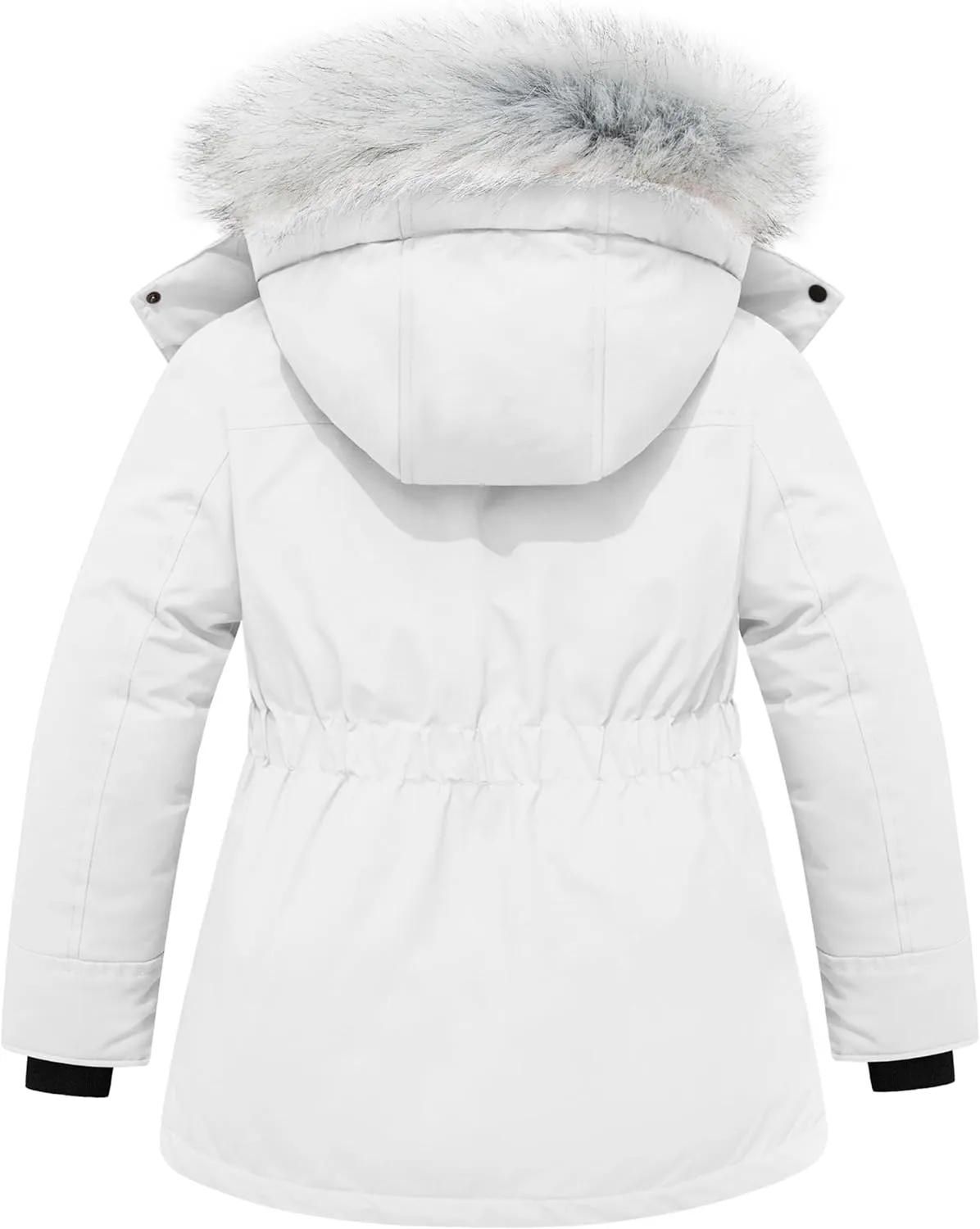 wantdo Girl's Winter Coat Waterproof Puffer Jacket Warm Hooded Parka