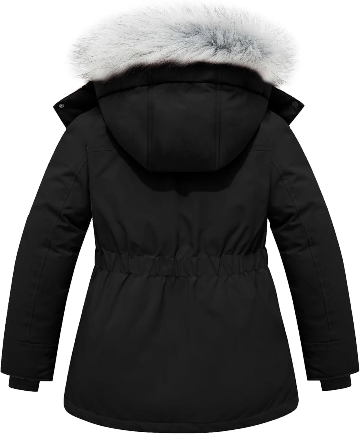 wantdo Girl's Winter Coat Waterproof Puffer Jacket Warm Hooded Parka