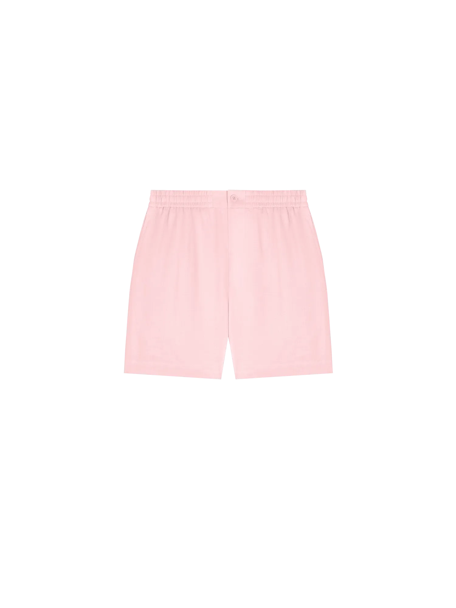 Womens Aloe Linen Mid Length Shortsmagnolia pink