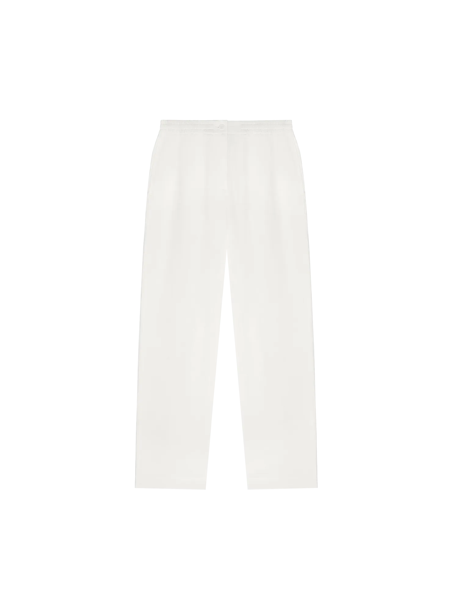 Womens Aloe Linen Trousersoff-white