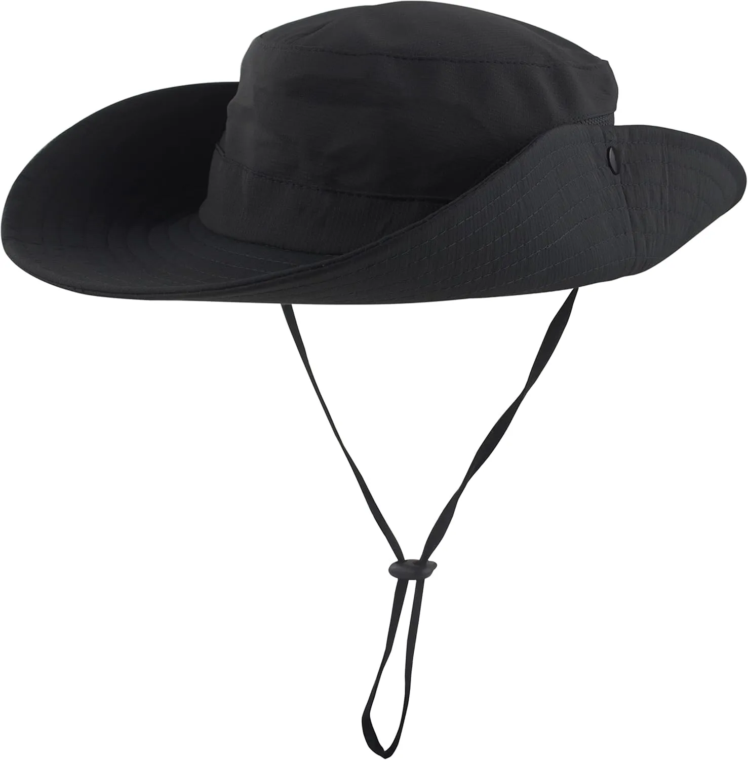 Womens Summer Sun Hat Wide Brim Outdoor UV Protection Hat Foldable Ponytail Bucket Cap for Beach Fishing Hiking