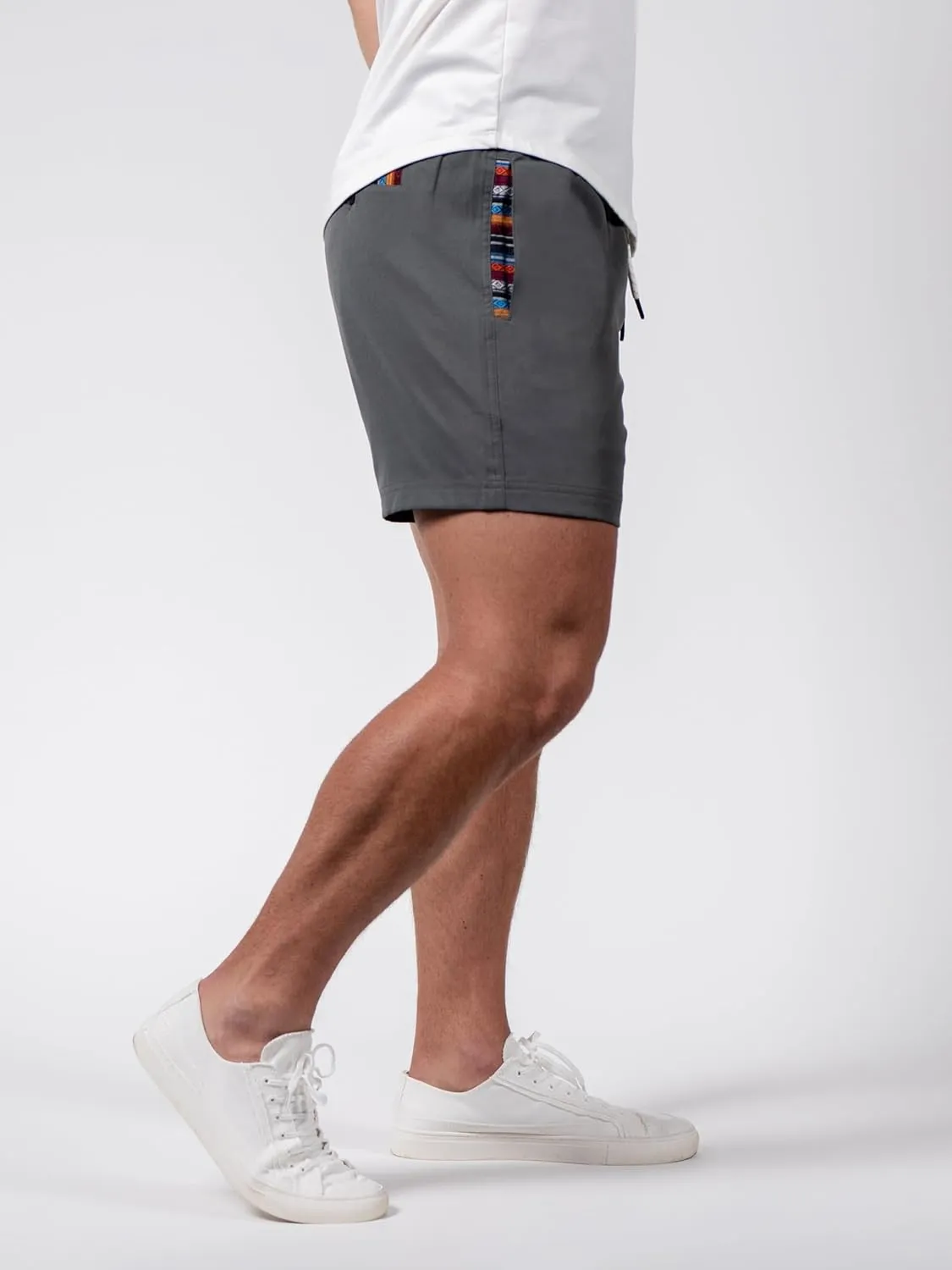 Wowie Mens Sapien 2.0 Shorts, 5 Inch Inseam